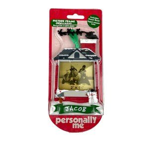 Personally Me Personalized Christmas Picture Frame Ornament JACOB NOS